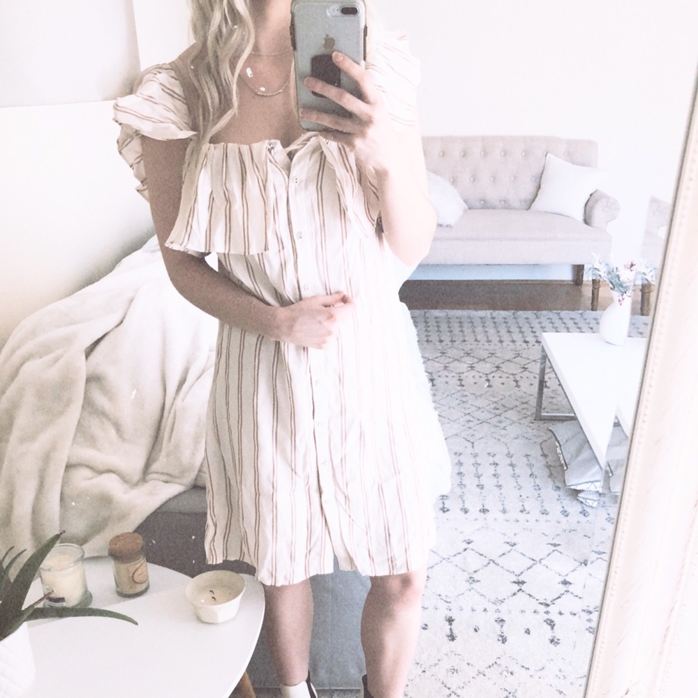BP Nordstrom Ruffle Dress